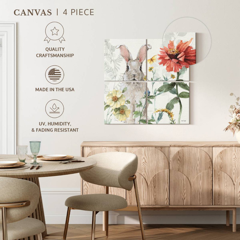 Brampt Spring Meadow I, 74" H x 74" W