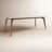 Ena Glass Top Solid Wood Base Dining Table-896597486-919386174