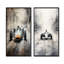 Ensemble de salon mural gris et voiture de course rétro I - Race Tracks-698021528-698021532