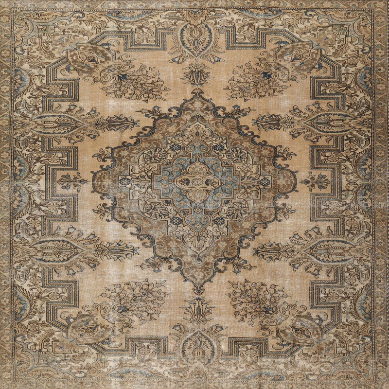 Alixton Oriental Indoor Rug, Square 7'