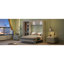 Lit escamotable double pleine grandeur avec tablettes, garde-robe et lumières DEL, blanc-1625522994-1625523005
