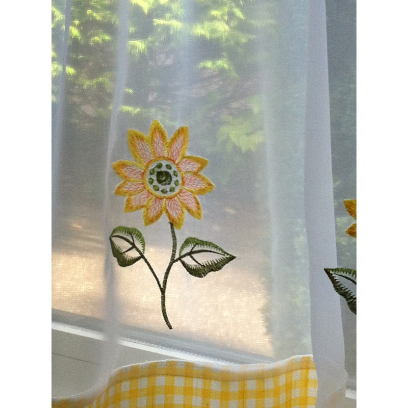 Joachim Semi Sheer Curtain Single Panel, 149 W x 60 D cm
