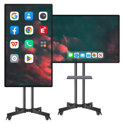 JYXCN Smart TVs 49" Pro Video Conference Electronic Board Touch Screen Mirroring for Classroom, Office and Livingroom