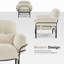 Fauteuil d'appoint avec repose-pieds Bunya-1118181558