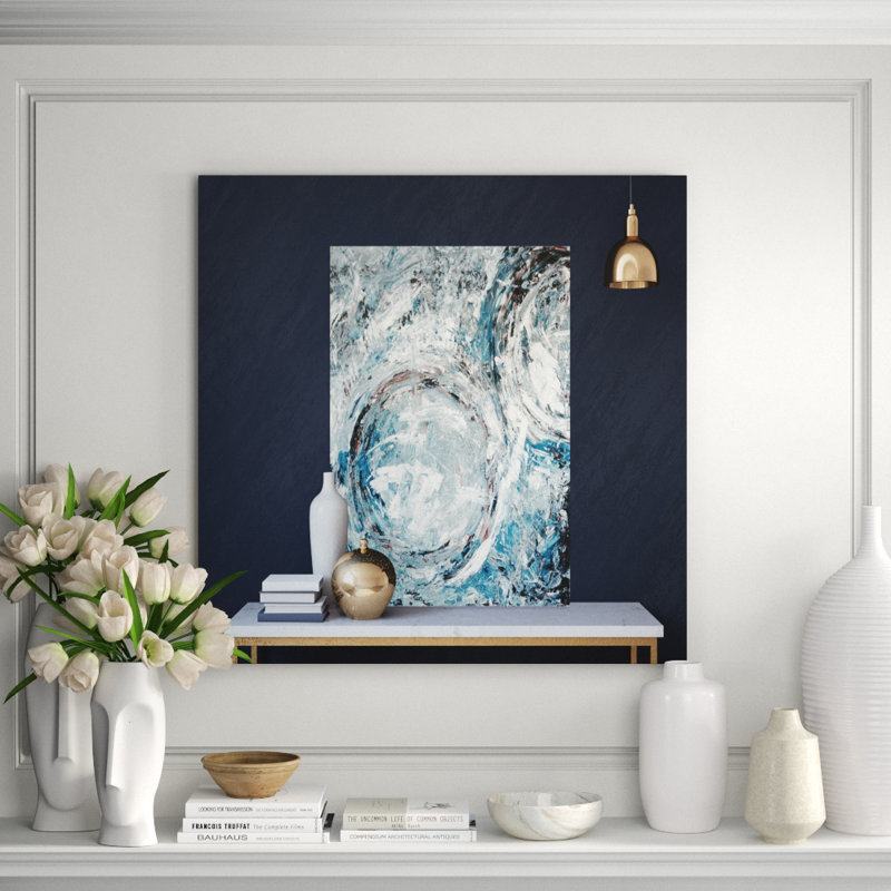 Aqua Azul II by John Beard - Artist Enhanced Canvas Print, 40" H x 40" W x 1.5" D