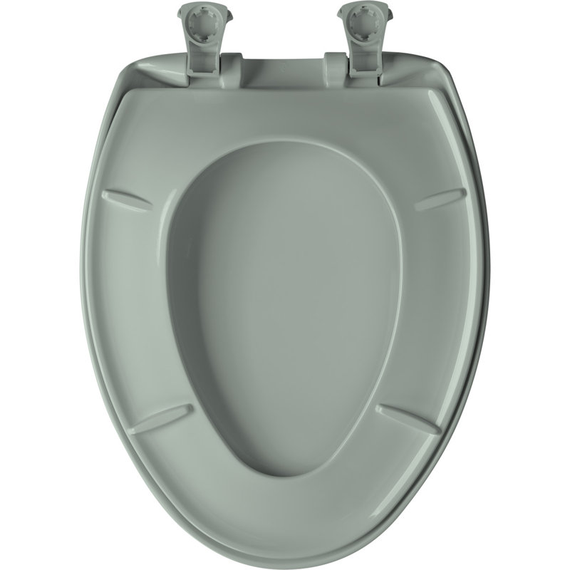 Siège de toilette allongé en plastique, Écume de mer