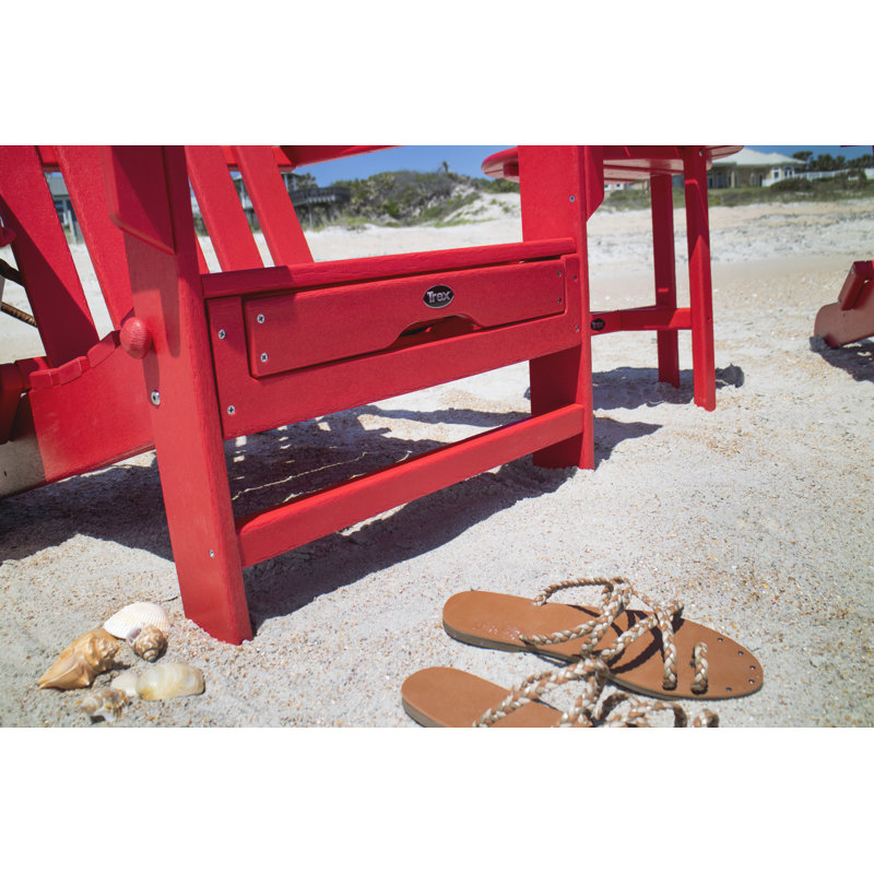 POLYWOOD Cape Cod Ultimate Adirondack, Rouge coucher de soleil