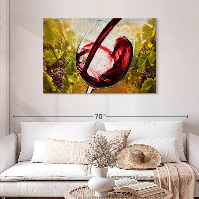 Yarlin Tuscan Vineyard, 30" H x 45" W