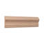 Moulure de rail de chaise en bois franc massif de qualité D mesure de 5/8 po x l 2 5/8 po x L 96 po.-96930572