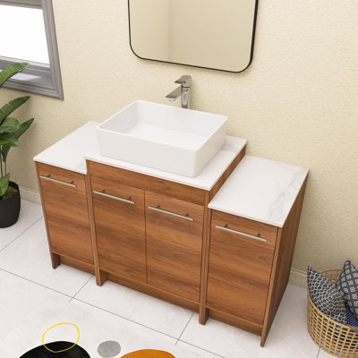 Ensemble de meuble-lavabo simple 47,24 Madilin avec plateau