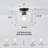 1-light Flush Mount Light With Textured Glass Shade