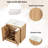 30" W x 18.3" D x 34.4" H Single Bathroom Vanity