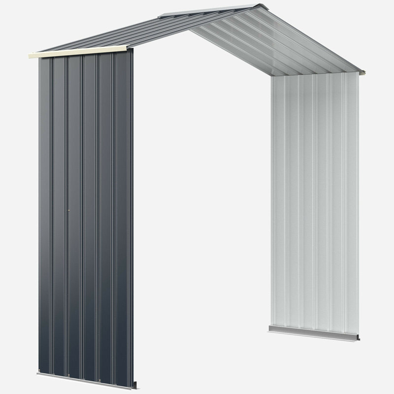 Ensemble d'extension pour remise extérieure, H 76,8 po x l 84 po x P 25,2 po