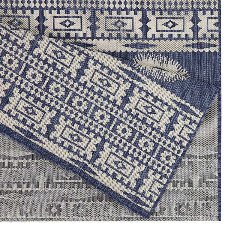 Modern Indoor/Outdoor Area Rug, Runner 2'7" x 7'3"