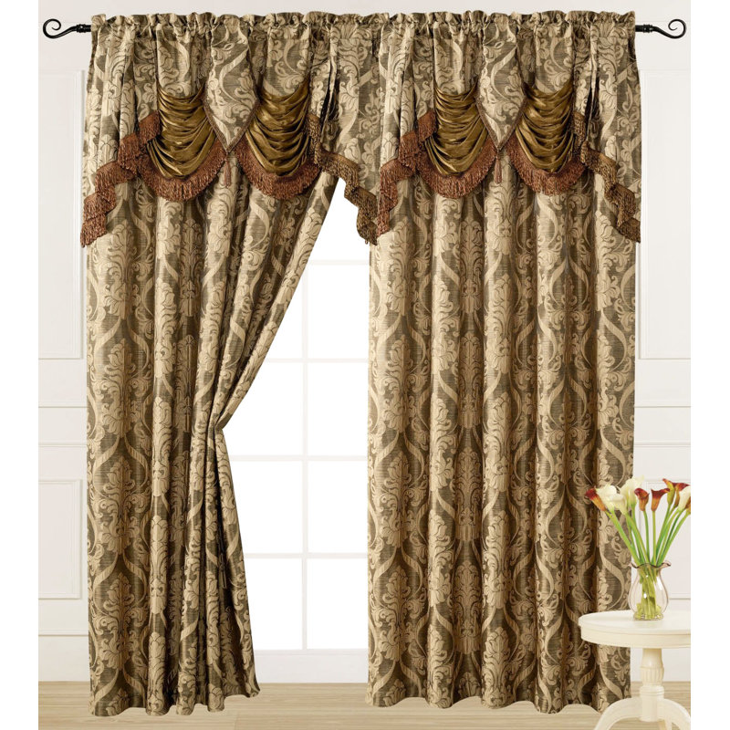 Room Darkening Curtain Single Panel, Taupe