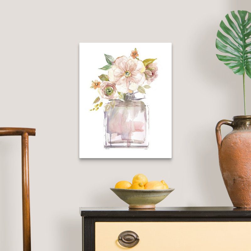 Mini Bouquet I - Painting on Canvas, Wrapped Canvas, 20" H x 16" W x 1.25" D