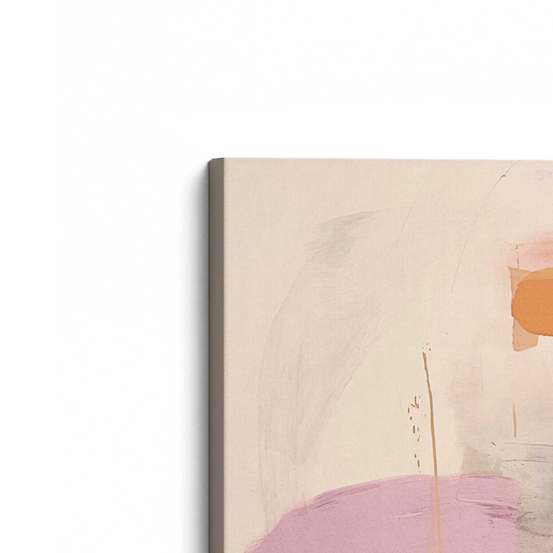 Impression sur toile 12 "x 12" Cotton Candy Delight v1 dans un cadre blanc, Toile tendue, H 12 po x l 12 po x P 1,25 po
