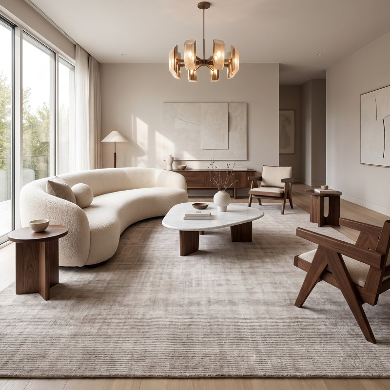 Robin Wool and Viscose Indoor Rug, Rectangle 2' x 3'