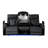 Fortuner Modern Style Upholstery Recliner 2PC Livingroom Set Made With Wood & Massage Function Included-Black