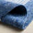 Braided Hand Woven Wool/Cotton Abstract Rug in Navy/Ivory-2019352686