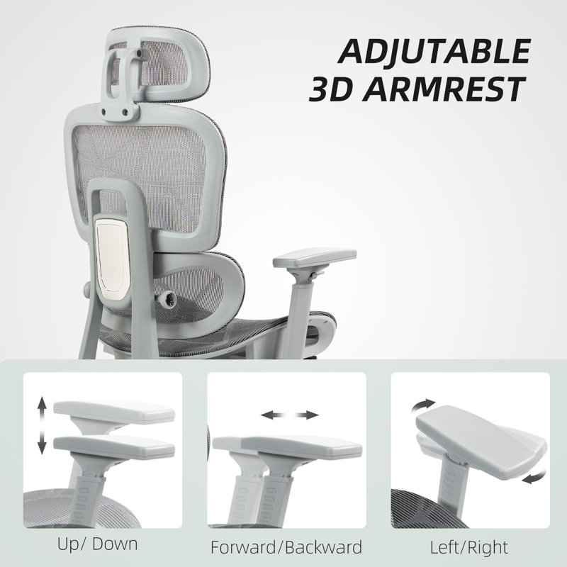 Office Chair, Grey