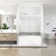 TQP 56-60 in. W x 66 in. H Double Sliding Frameless Bathtub Door in Chrome with 3/8 in Tempered Clear Glass