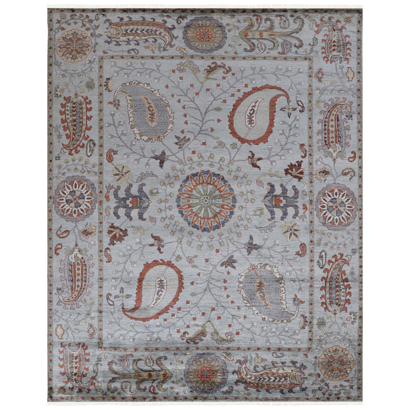 Paisley Area Rug, Rectangle 8' x 10'