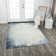Tapis bleu/crème Carey