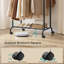 Guenevere Adjustable Rolling Clothing Rack