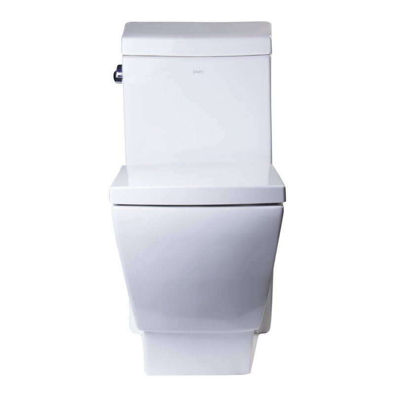 EAGO 1.6 Gallons GPF Elongated Comfort Height Floor Mounted Kit (Seat Included)