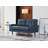 Faux Leather Square Arm Loveseat-81892249-118588785