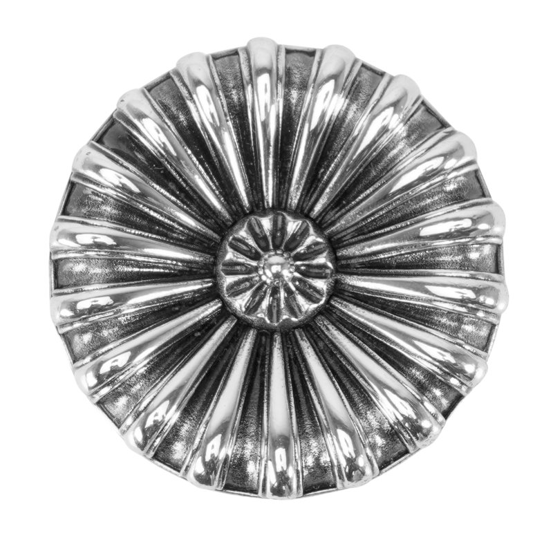 NANTUCKET Designer Knob, Silver