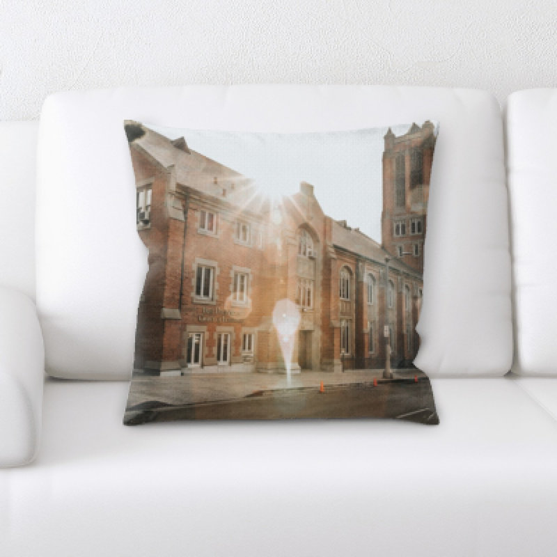 Illuminated Microsuede Reversible Throw Pillow