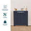 Armoire de rangement de garage autoportante réglable à 1 tablette en plastique de 25,5 po-397149101