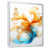 Cadre flottant blanc