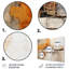 Ensemble de salon art mural orange Impressions II - collages abstraits