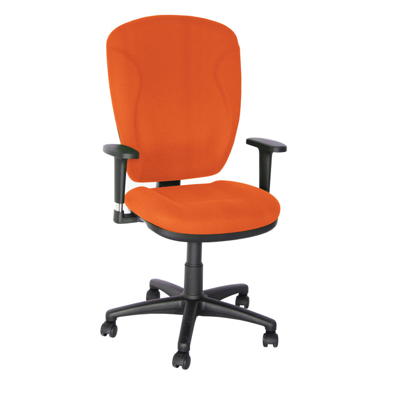 Office Chair, Orange, Adjustable Armrests