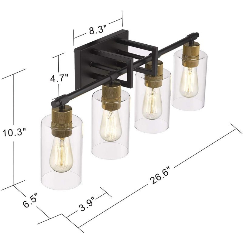 Toschko 4 - Light Dimmable Vanity Light
