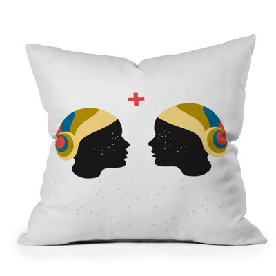 Holli Zollinger Holli Zollinger Zodiac Gemini Outdoor Square Pillow Cover & Insert