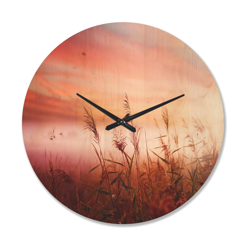 Horloge murale Foggy Land, Grand