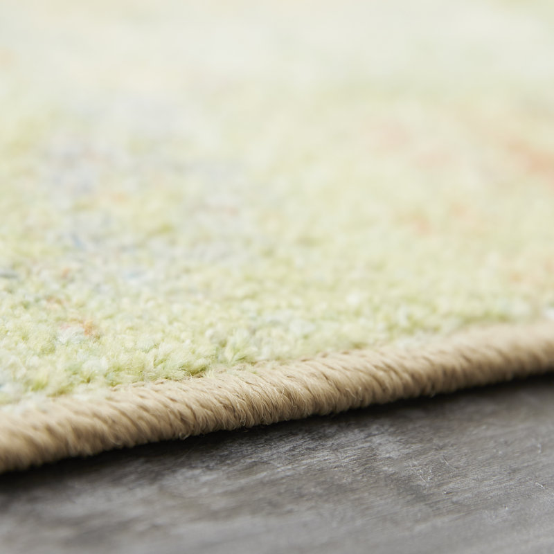 Tapis orange / vert SantaCruz, Rectangle de 5 pi x 8 pi