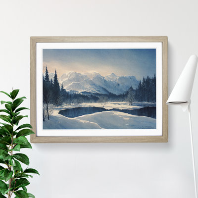 XH1022-10238X Winter Mountain Landscape Vol.1 - Single Picture Frame Painting