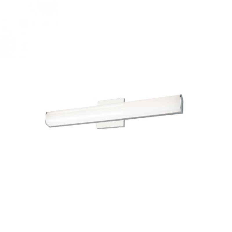 Longitude 20" Chrome LED Vanity Light with Rounded Diffuser