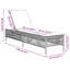  Chaise longue de patio en rotin brun standard PE-2056386443-2056386442