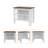 Briargate 2-Piece Kitchen Set, Kitchen Island and Wall Cabinet, White
