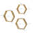 6 Piece Hexagon Floating Shelf-180538249