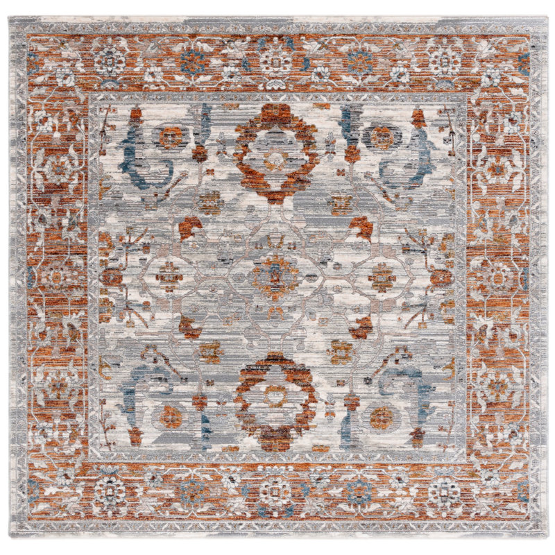 Heirloom 700 Performance Oriental Rug, Square 6'3"