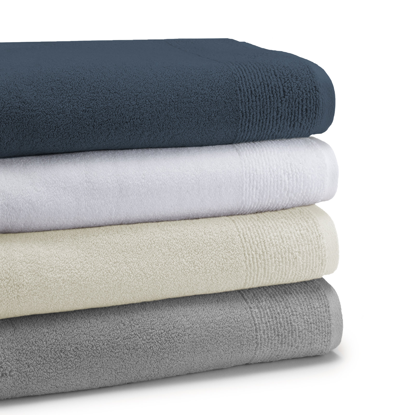 Maven 6-Piece Cotton Towel Set, Ink Blue