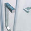 Porte de douche coulissante simple semi-cadre-127317979