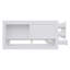 Daybed With Drawers, Shelf & Storage Box, Pull-out Nightstand, White, No Mattress, 135x190 Cm, Solid Mdf & Plywood-1714743436